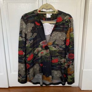 Parsley and Sage floral, Asian style jacket.